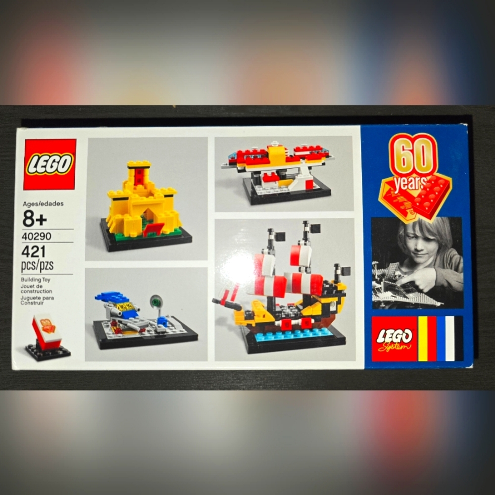 🕹NIB RARE 2018 LEGO 60 YEAR ANNIVERSARY SET, 421 PIECE SET